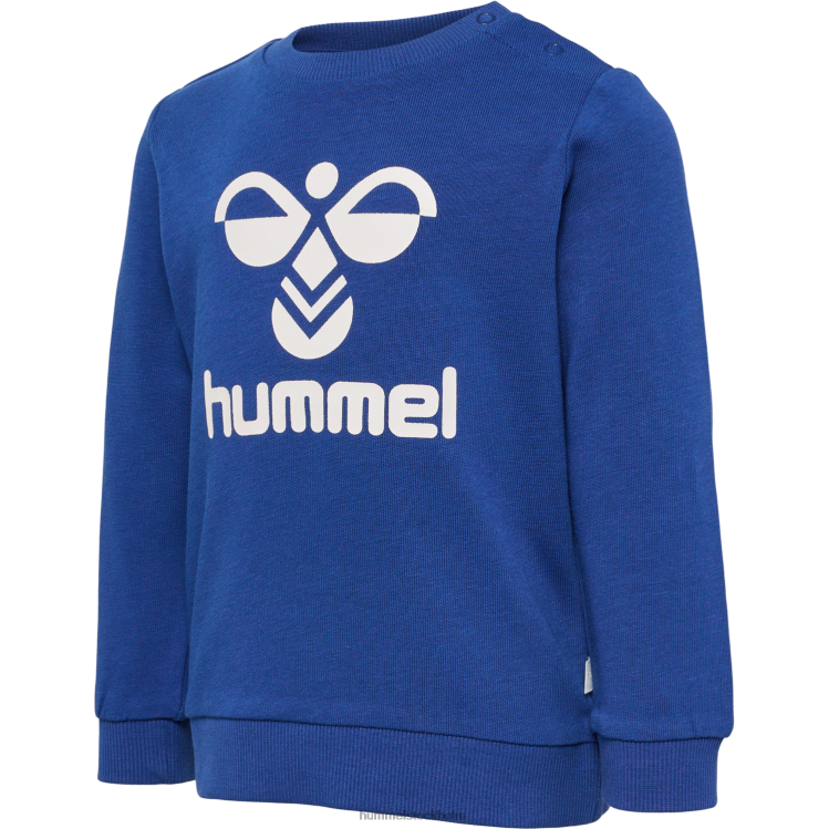 se Hummel barn hmlarine crewsuit LL40V4063 \"crewsuit i stretchig bomull\"