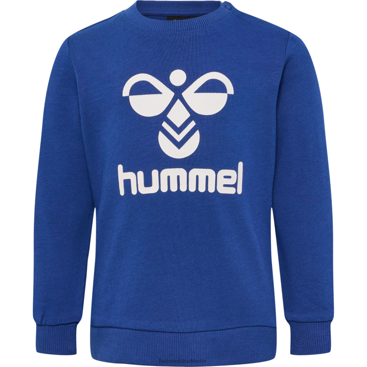 se Hummel barn hmlarine crewsuit LL40V4063 \"crewsuit i stretchig bomull\"