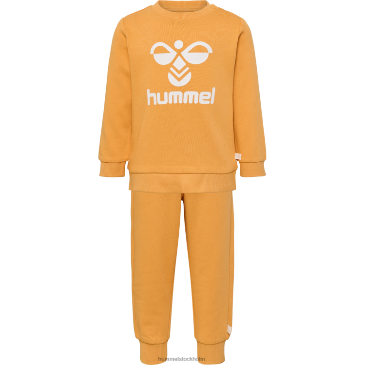 se Hummel barn hmlarine crewsuit LL40V4066 "crewsuit i stretchig bomull"