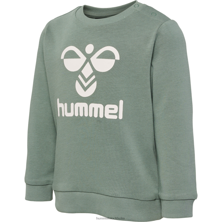 se Hummel barn hmlarine crewsuit LL40V4148 \"crewsuit i stretchig bomull\"