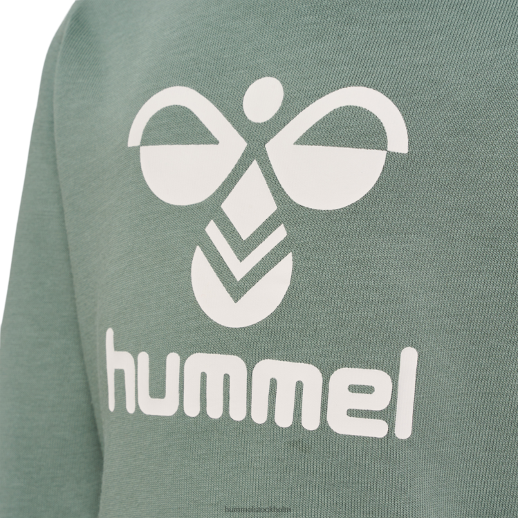se Hummel barn hmlarine crewsuit LL40V4148 \"crewsuit i stretchig bomull\"