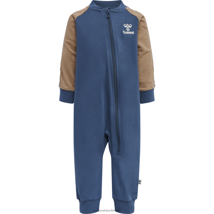 se Hummel barn hmlroy jumpsuit LL40V4597 \"sovdräkt i bomull\"