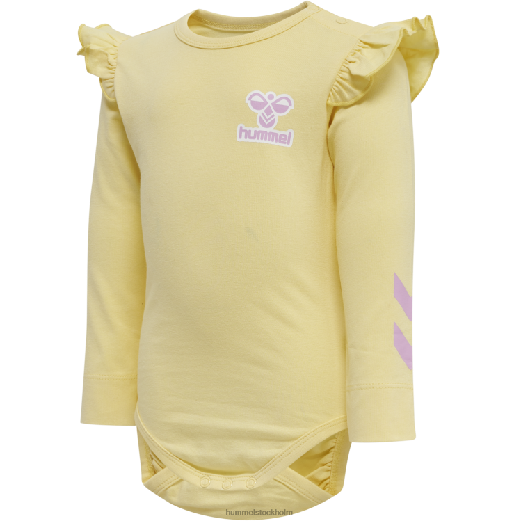 se Hummel barn hmlmirabel kropp l/s LL40V4446 "jersey bodysuit"