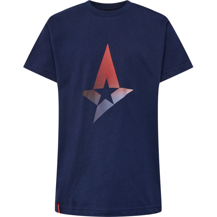 se Hummel barn ast big star marin t-shirt s/s LL40V5143 \"astralis stjärna t-shirt\"