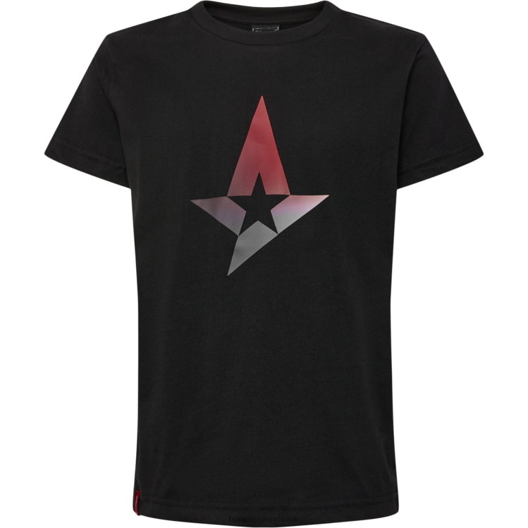 se Hummel barn ast stor stjärna svart t-shirt s/s LL40V4697 \"astralis stjärna t-shirt\"