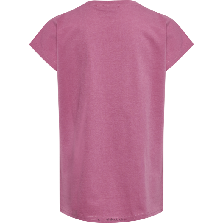 se Hummel barn hmlcaritas t-shirt s/s LL40V6385 \"bomull t-shirt\"