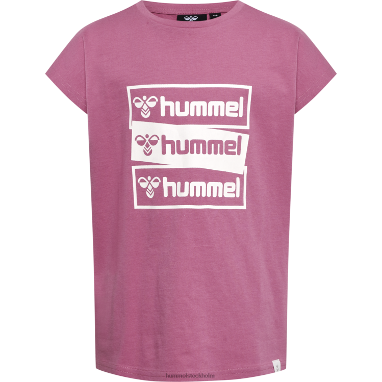 se Hummel barn hmlcaritas t-shirt s/s LL40V6385 \"bomull t-shirt\"