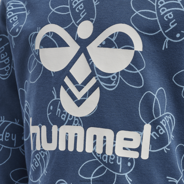 se Hummel barn hmlcollin t-shirt l/s LL40V4555 \"långärmad t-shirt\"