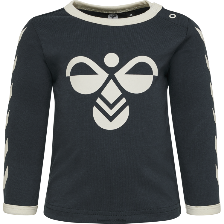 se Hummel barn hmlflipper t-shirt l/s LL40V4645 \"långärmad t-shirt\"