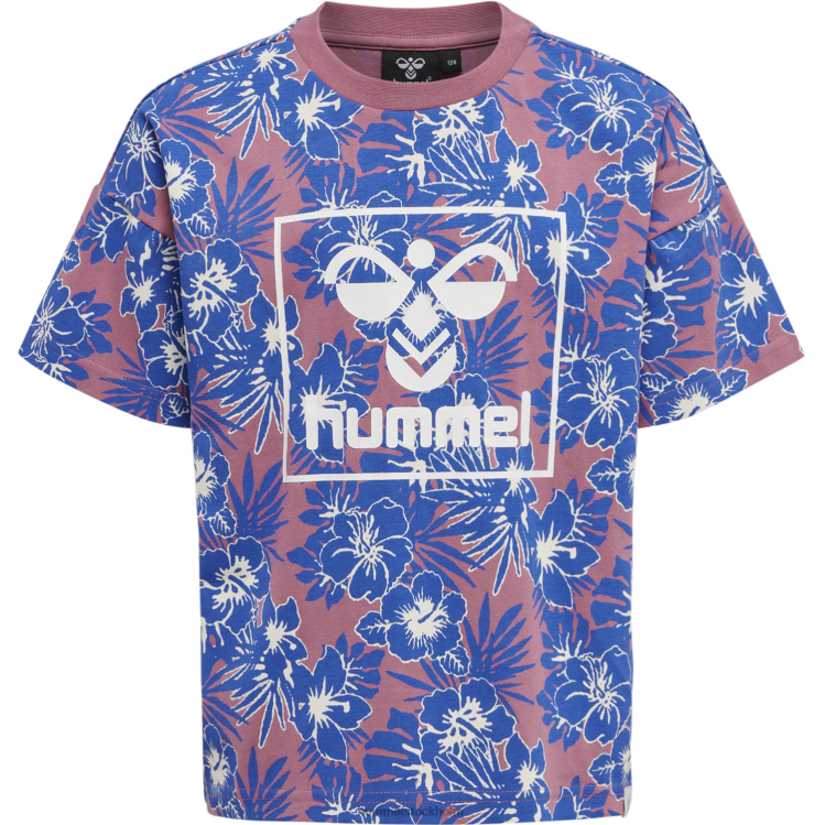 se Hummel barn hmlflower t-shirt s/s LL40V5881 \"jersey t-shirt\"