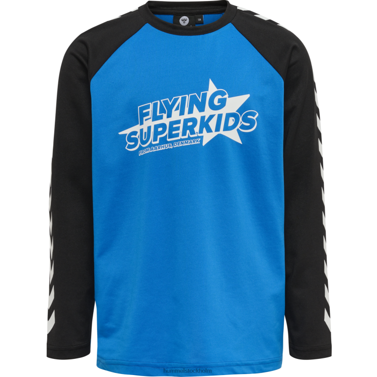 se Hummel barn hmlflying champion t-shirt l/s LL40V6111 \"långärmad t-shirt\"