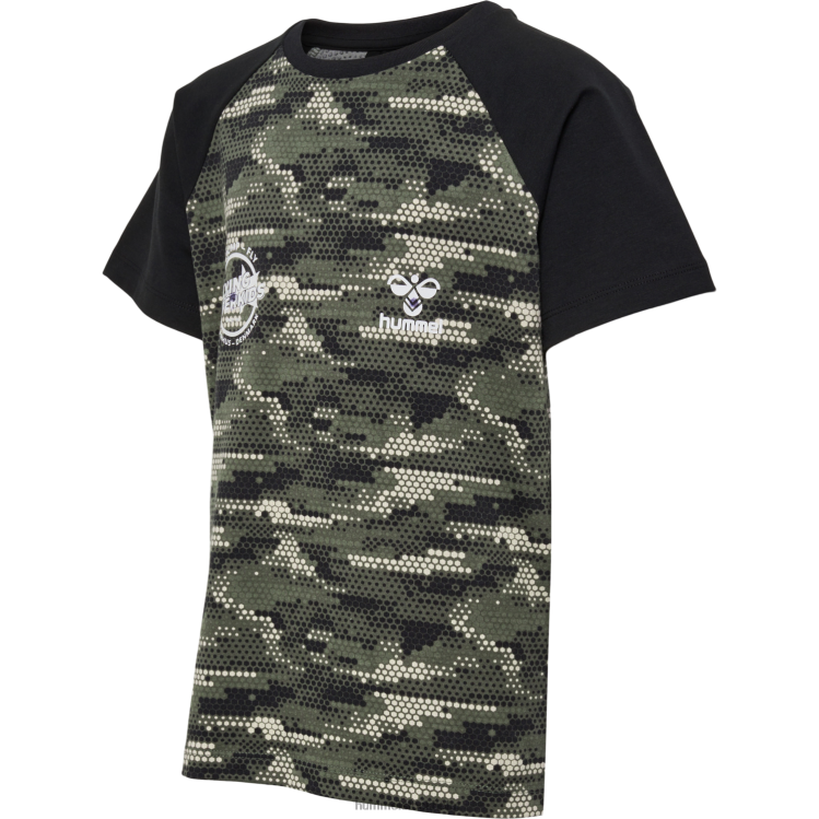se Hummel barn hmlfsk fluga t-shirt s/s LL40V5637 "kortärmad t-shirt"