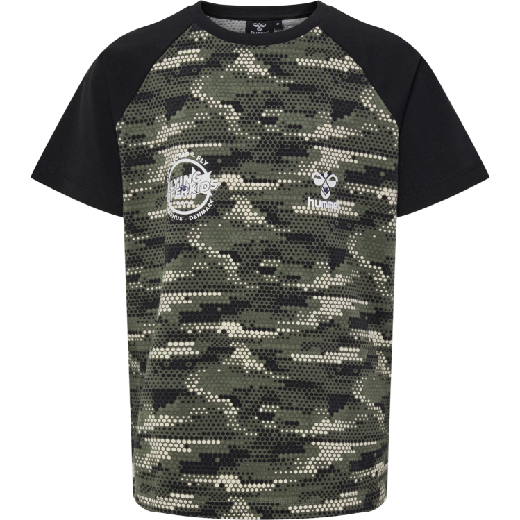 se Hummel barn hmlfsk fluga t-shirt s/s LL40V5637 \"kortärmad t-shirt\"