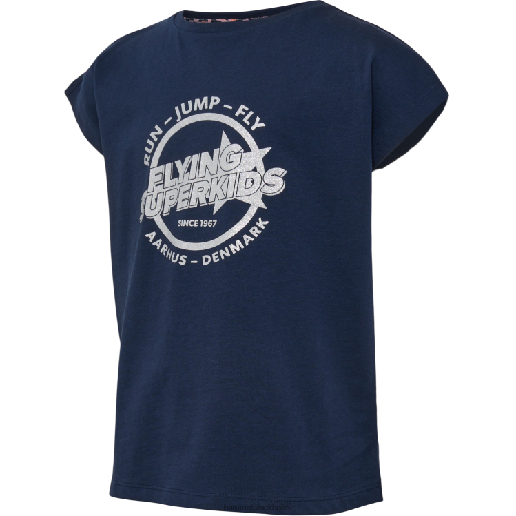 se Hummel barn hmlfsk hop t-shirt s/s LL40V5515 "kortärmad t-shirt"