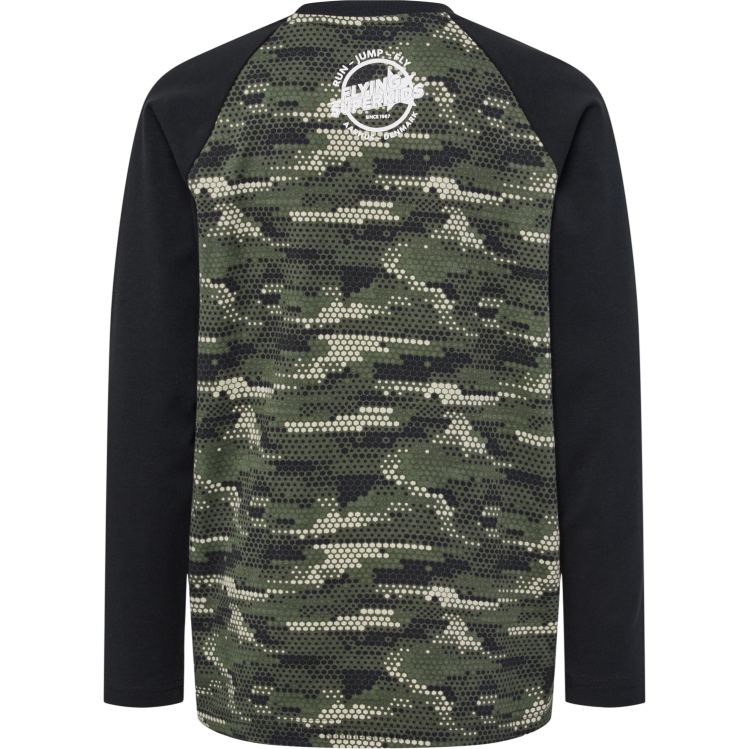 se Hummel barn hmlfsk t-shirt l/s LL40V5513 \"långärmad t-shirt\"