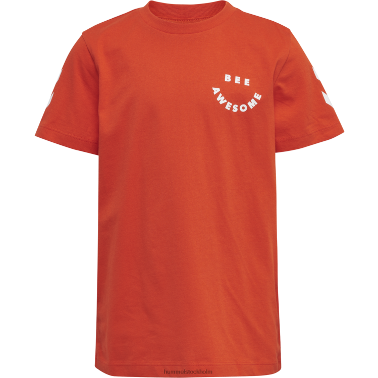 se Hummel barn hmloptimism t-shirt s/s LL40V5870 \"bomull t-shirt\"