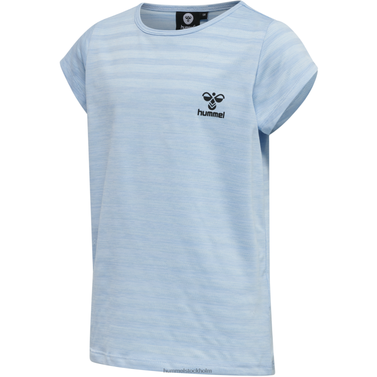 se Hummel barn hmlsutkin t-shirt s/s LL40V5614 "randig t-shirt"
