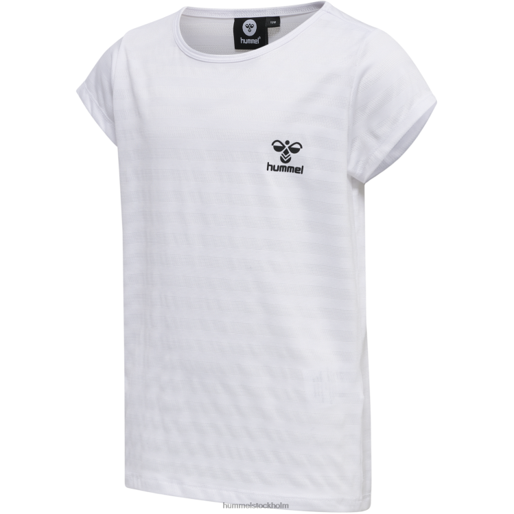 se Hummel barn hmlsutkin t-shirt s/s LL40V5890 "randig t-shirt"