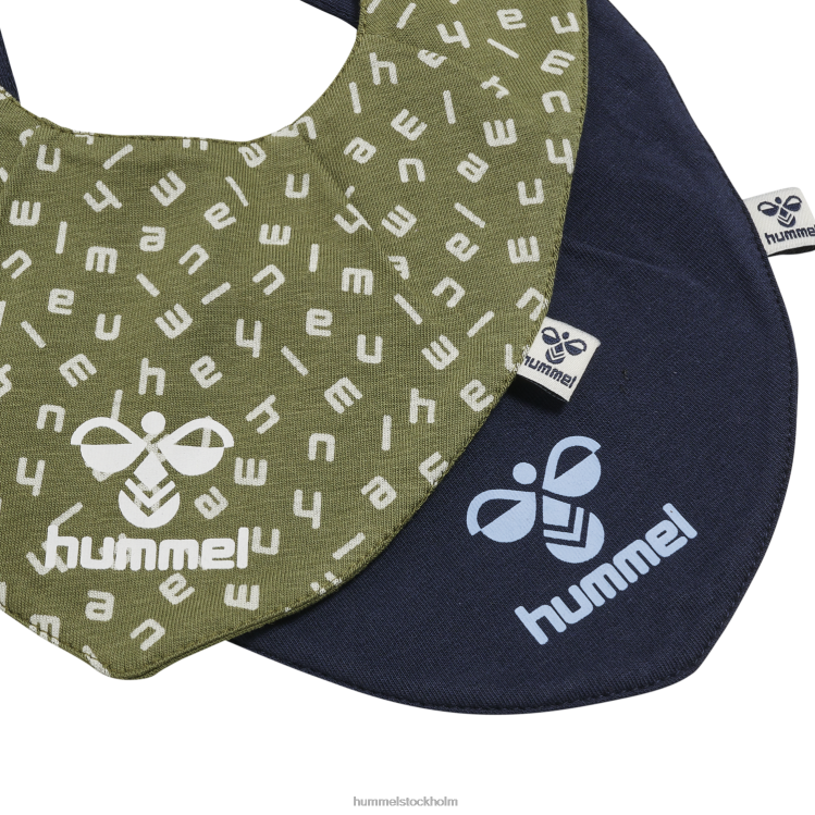 se Hummel barn hmlbumble haklapp 2-pack LL40V5908 \"2-pack haklappar\"