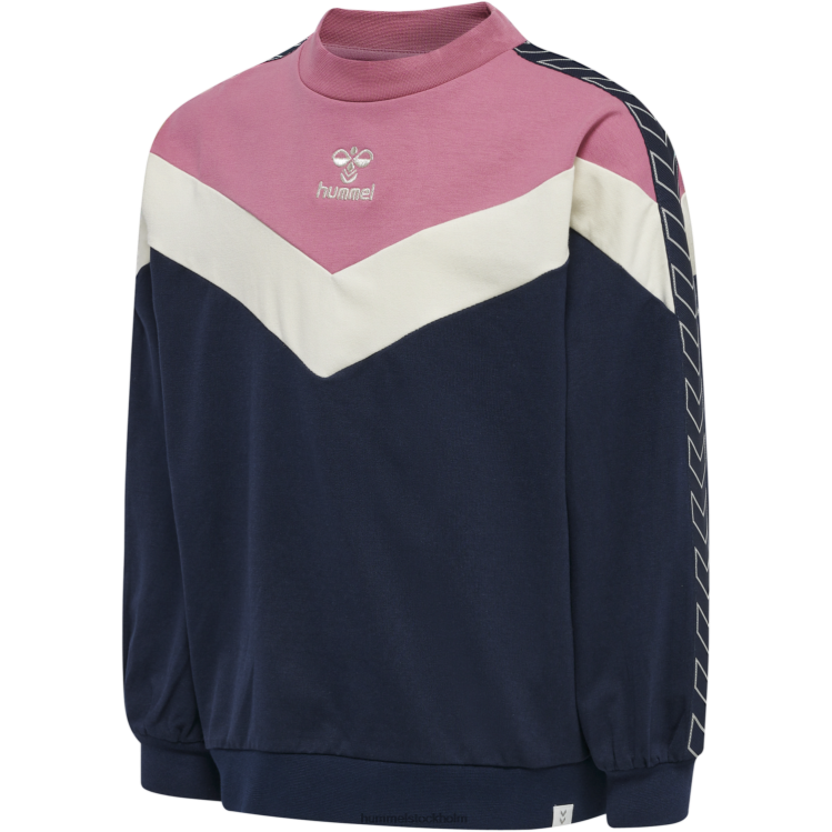 se Hummel barn hmlalvilda sweatshirt LL40V6088 "tröja med hög hals"