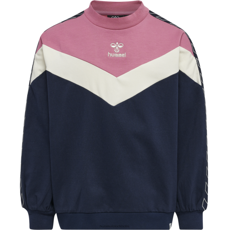 se Hummel barn hmlalvilda sweatshirt LL40V6088 \"tröja med hög hals\"