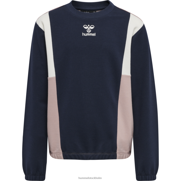 se Hummel barn hmlbagga sweatshirt LL40V6168 \"colour-block sweatshirt\"