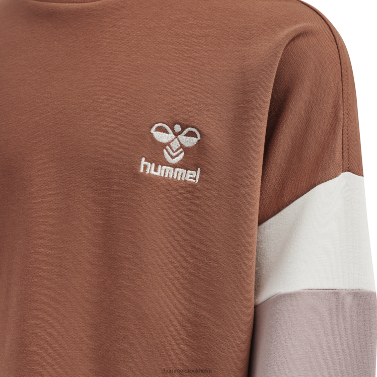 se Hummel barn hmlbetzy tröja LL40V5631 \"colour-block sweatshirt\"