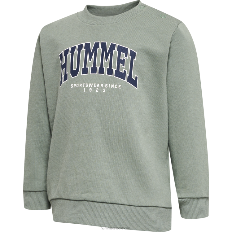 se Hummel barn hmlfast lime sweatshirt LL40V5669 "tröjor"