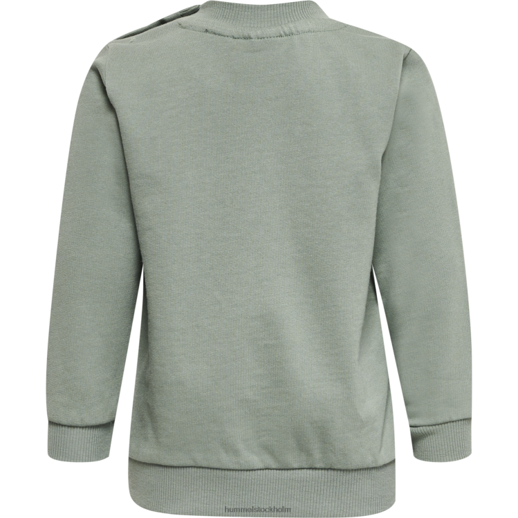 se Hummel barn hmlfast lime sweatshirt LL40V5669 \"tröjor\"