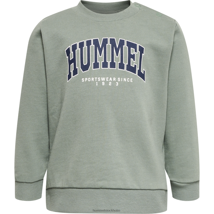 se Hummel barn hmlfast lime sweatshirt LL40V5669 \"tröjor\"