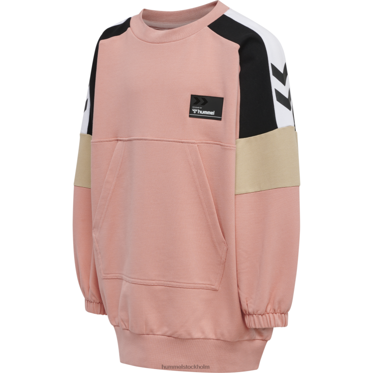 se Hummel barn hmlsofie lång sweatshirt LL40V6275 "longline sweatshirt"