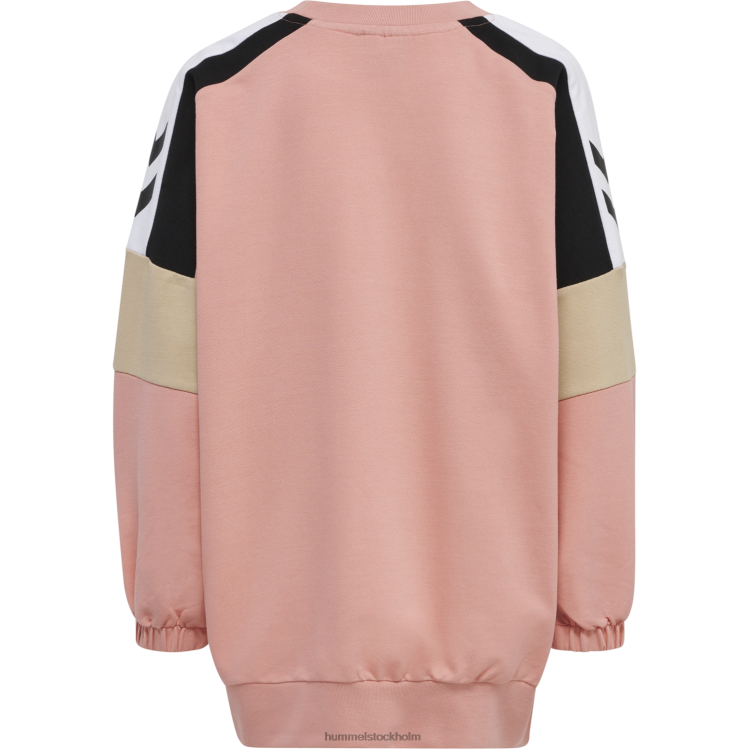 se Hummel barn hmlsofie lång sweatshirt LL40V6275 \"longline sweatshirt\"