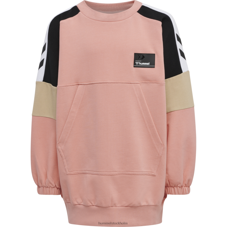 se Hummel barn hmlsofie lång sweatshirt LL40V6275 \"longline sweatshirt\"