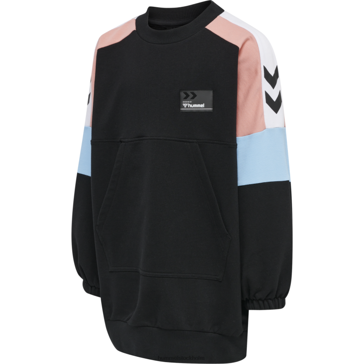 se Hummel barn hmlsofie lång sweatshirt LL40V6309 "longline sweatshirt"