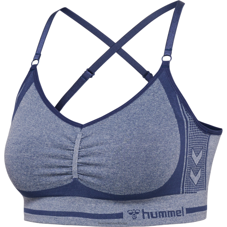 se Hummel kvinnor hmlmt lulu sömlös scrunch-bh LL40V3369 \"sömlös bh\"