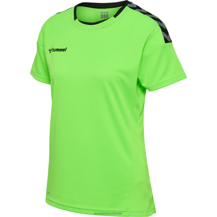 se Hummel kvinnor hmautentisk poly jersey s/s LL40V3696 \"sporttröja med chevrons\"