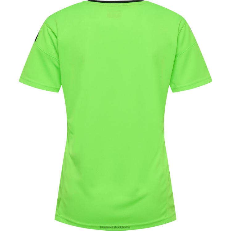 se Hummel kvinnor hmautentisk poly jersey s/s LL40V3696 \"sporttröja med chevrons\"