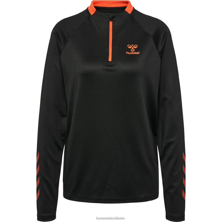 se Hummel kvinnor hmlgg12 action half zip sweat LL40V3138 \"topp med halv dragkedja\"