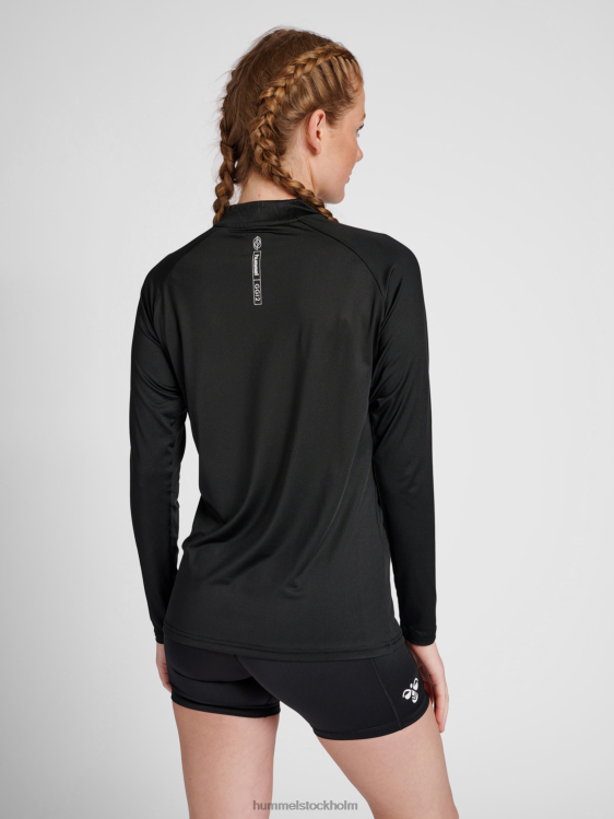 se Hummel kvinnor hmlgg12 träning 1/2 zip svett LL40V3619 \"topp med halv dragkedja\"