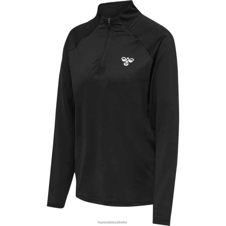 se Hummel kvinnor hmlgg12 träning 1/2 zip svett LL40V3619 \"topp med halv dragkedja\"