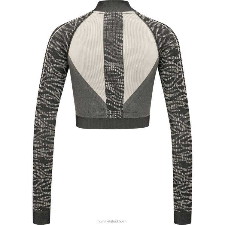se Hummel kvinnor hmlmt mila seamless crop halv zip LL40V2666 \"halv dragkedja\"