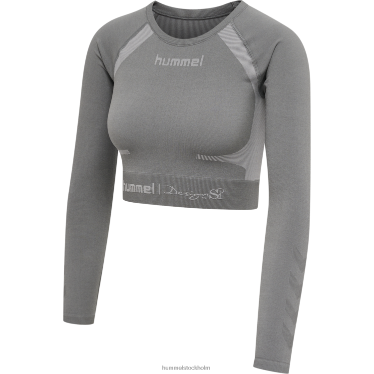 se Hummel kvinnor hmlsi sömlös croptop l/s LL40V3350 "avskuren långärmad topp"