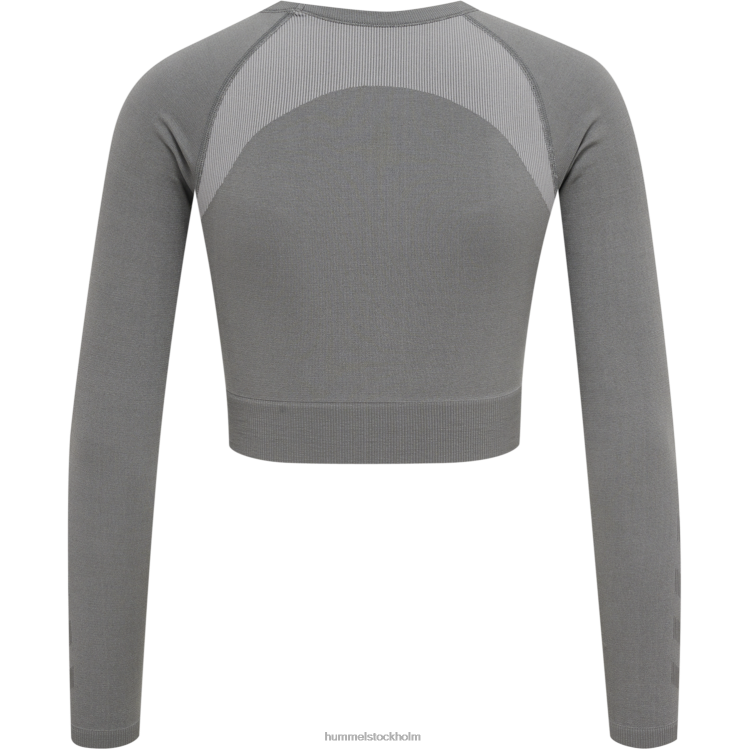 se Hummel kvinnor hmlsi sömlös croptop l/s LL40V3350 \"avskuren långärmad topp\"