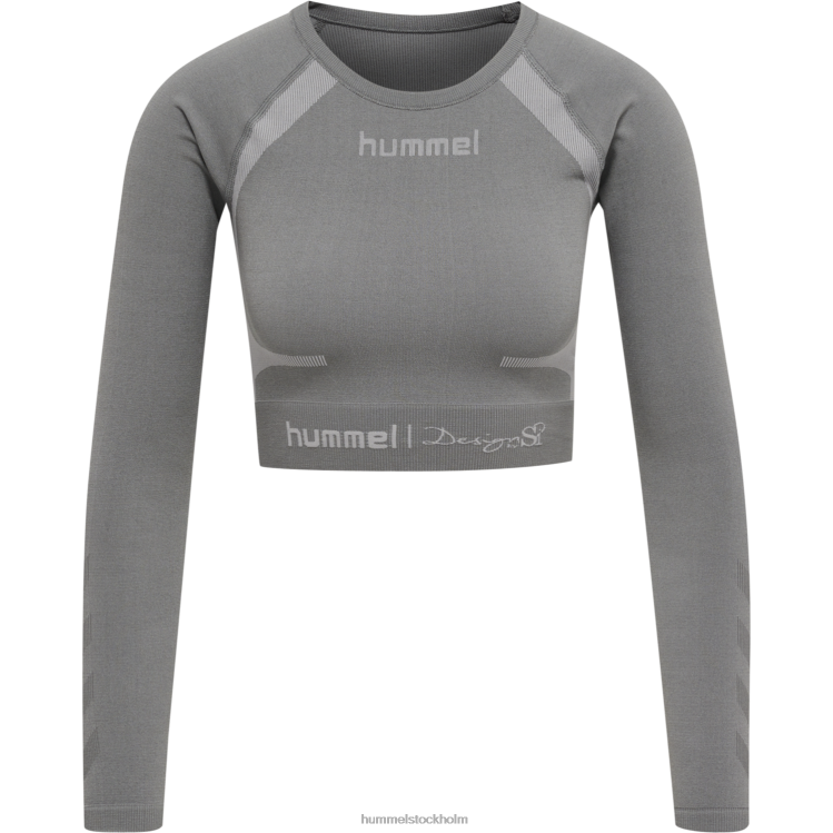 se Hummel kvinnor hmlsi sömlös croptop l/s LL40V3350 \"avskuren långärmad topp\"