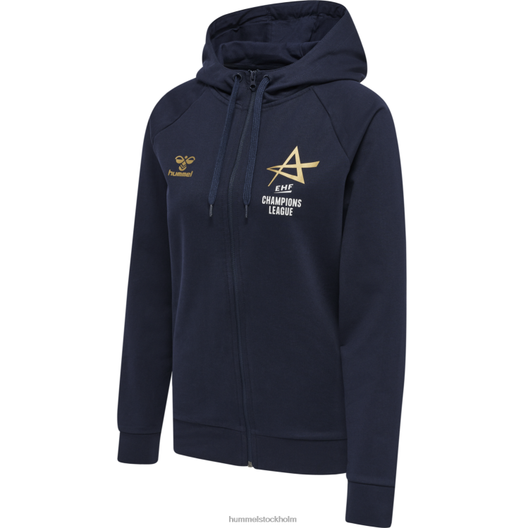 se Hummel kvinnor ehf cl final4 hoodie med dragkedja LL40V3570 "huvtröja med dragkedja"