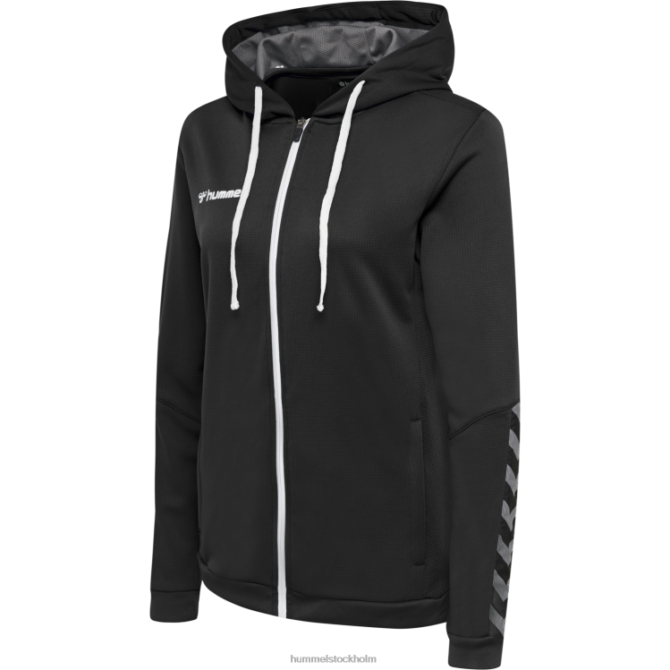 se Hummel kvinnor hmautentic hoodie i poly zip LL40V3715 \"huvtröja med dragkedja\"