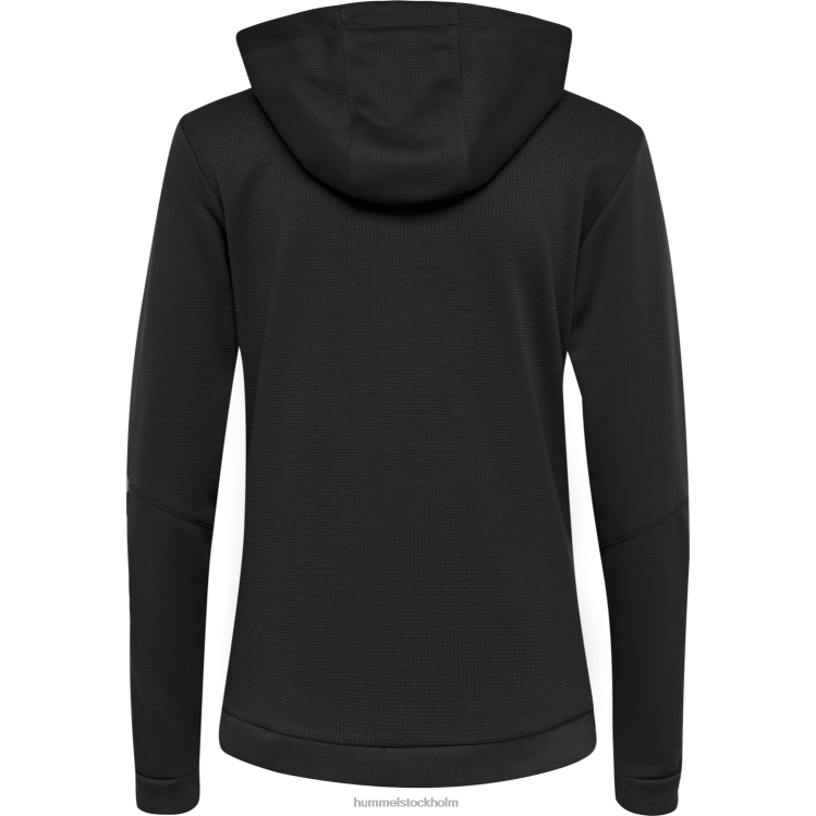 se Hummel kvinnor hmautentic hoodie i poly zip LL40V3715 \"huvtröja med dragkedja\"