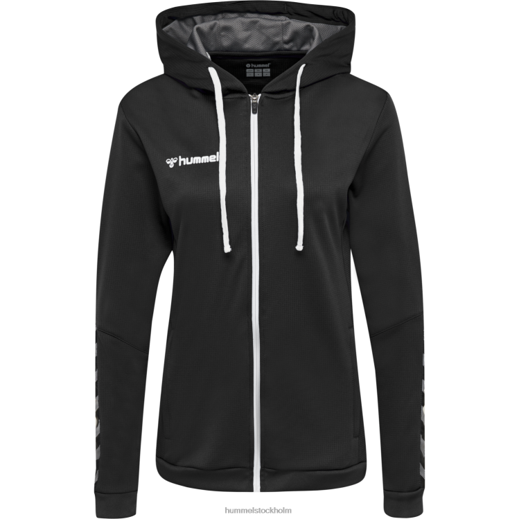 se Hummel kvinnor hmautentic hoodie i poly zip LL40V3715 \"huvtröja med dragkedja\"