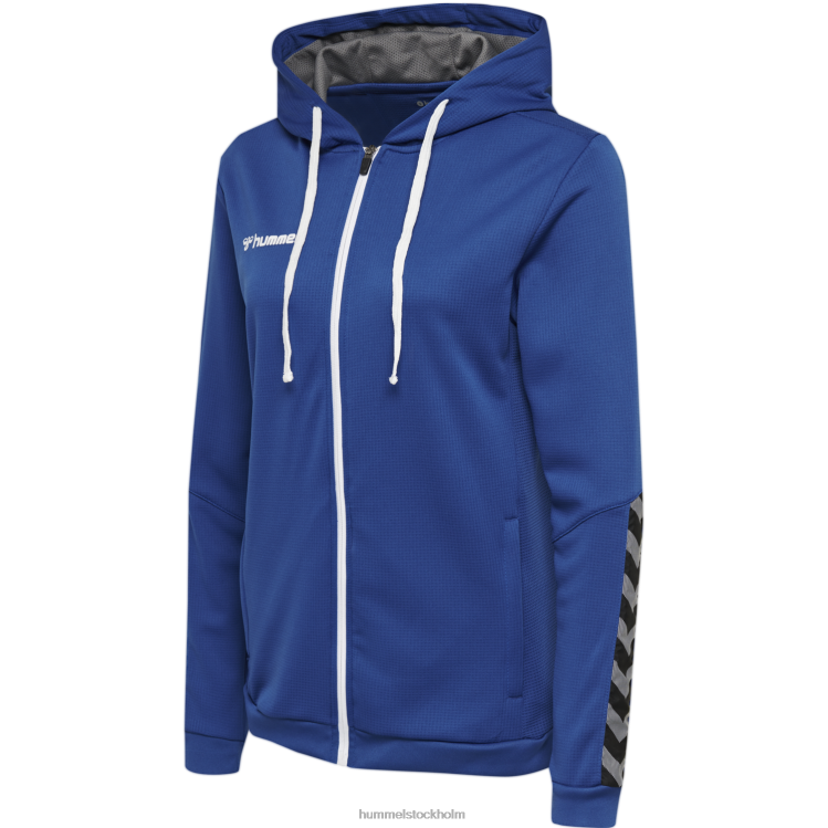 se Hummel kvinnor hmautentic hoodie i poly zip LL40V3741 \"huvtröja med dragkedja\"