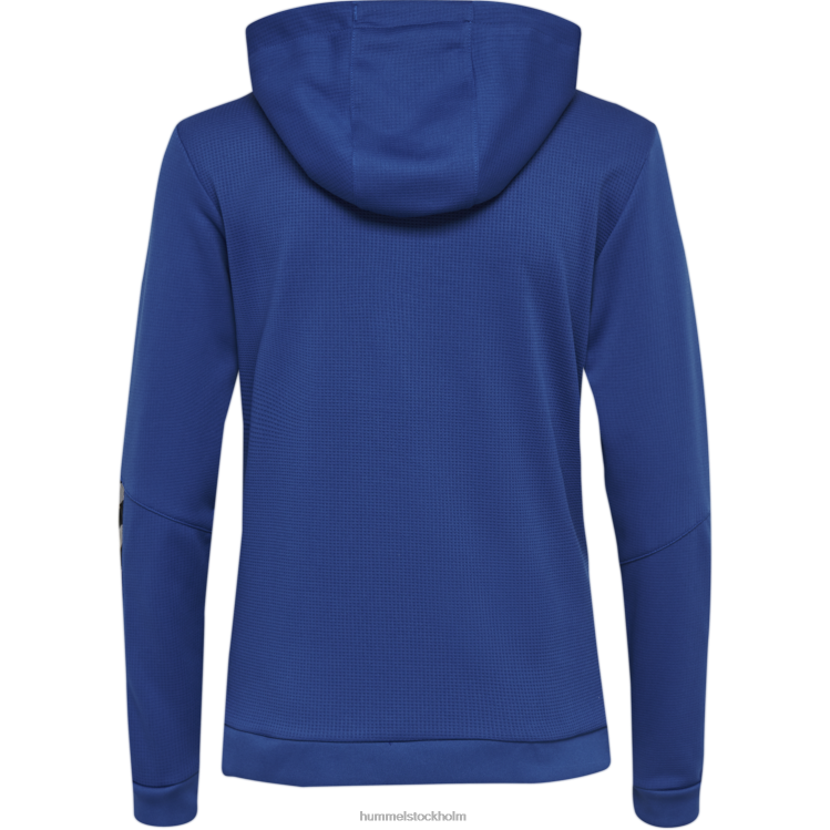 se Hummel kvinnor hmautentic hoodie i poly zip LL40V3741 \"huvtröja med dragkedja\"